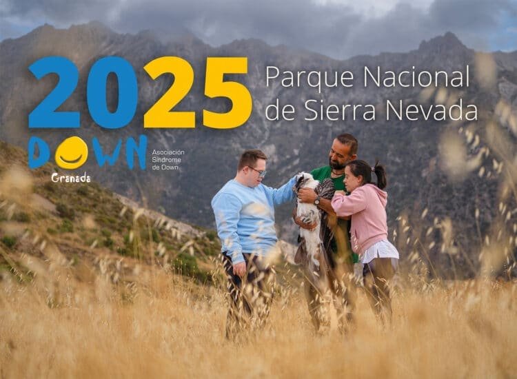 Portada del calendario DOWN GRANADA 2025