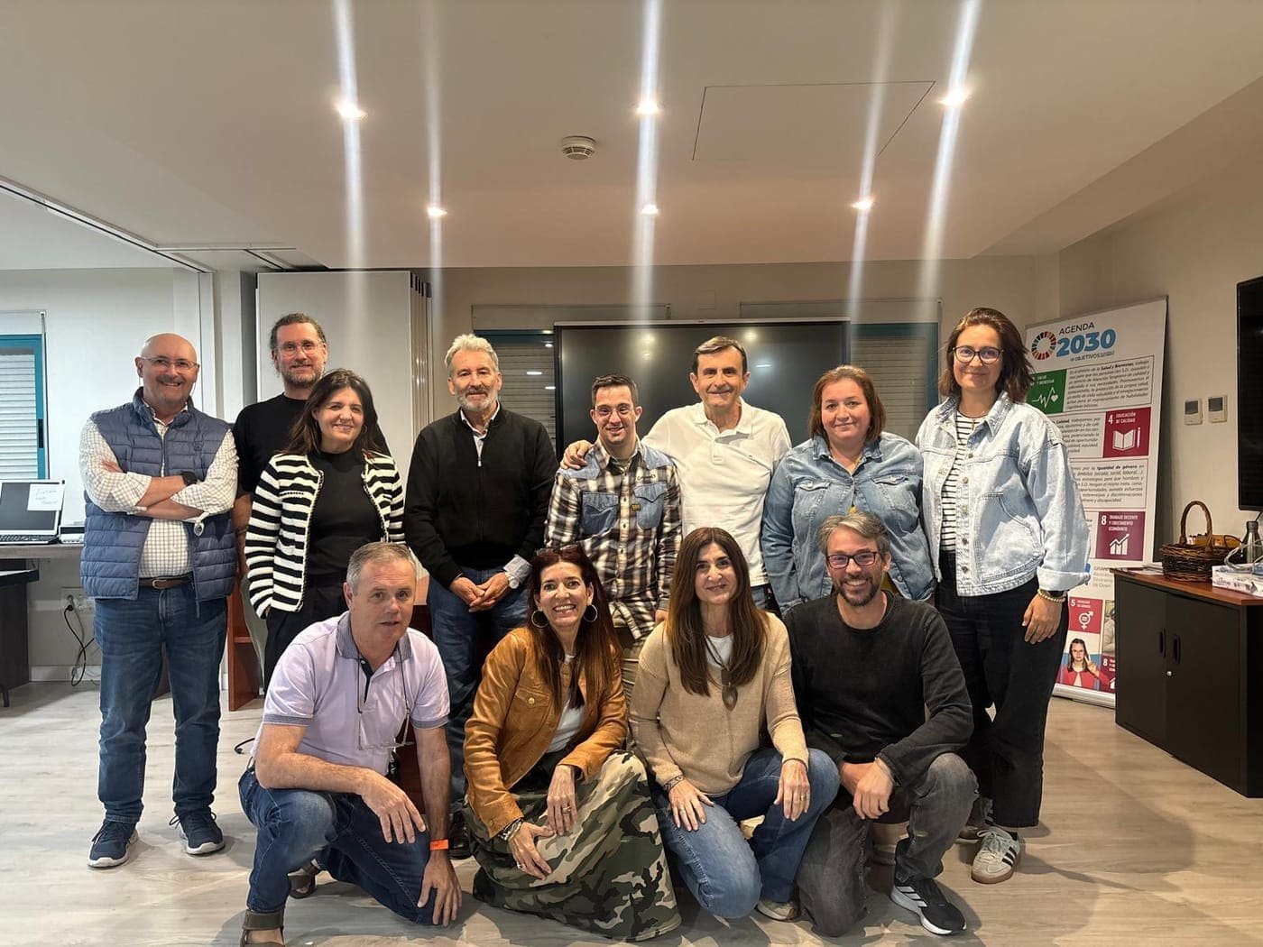 Foto de la Junta Directiva de Down Granada