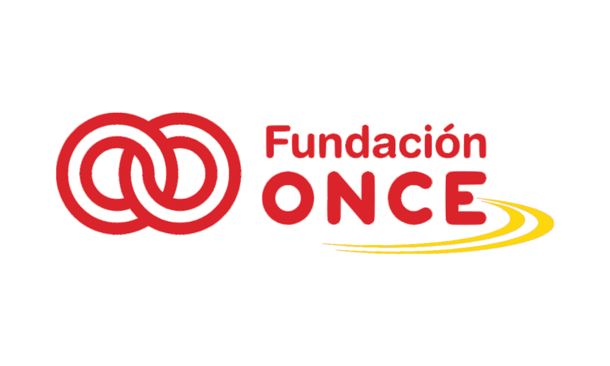 Logotipo de Fundación ONCE, entidad financiadora del proyecto.